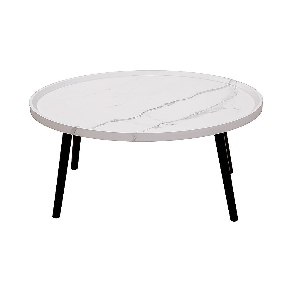 Oval Coffee Table | Mid-Century Modern | Minimalist Display | Stylish Living Room Furniture