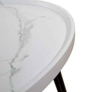 Oval Coffee Table | Mid-Century Modern | Minimalist Display | Stylish Living Room Furniture