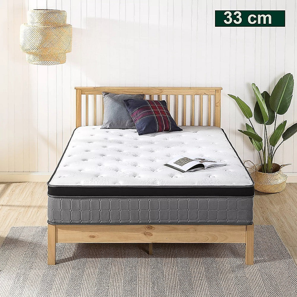 Mattress King Euro Top Pocket Spring | Motion Isolation | CertiPUR-US Certified