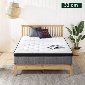 Mattress King Euro Top Pocket Spring | Motion Isolation | CertiPUR-US Certified