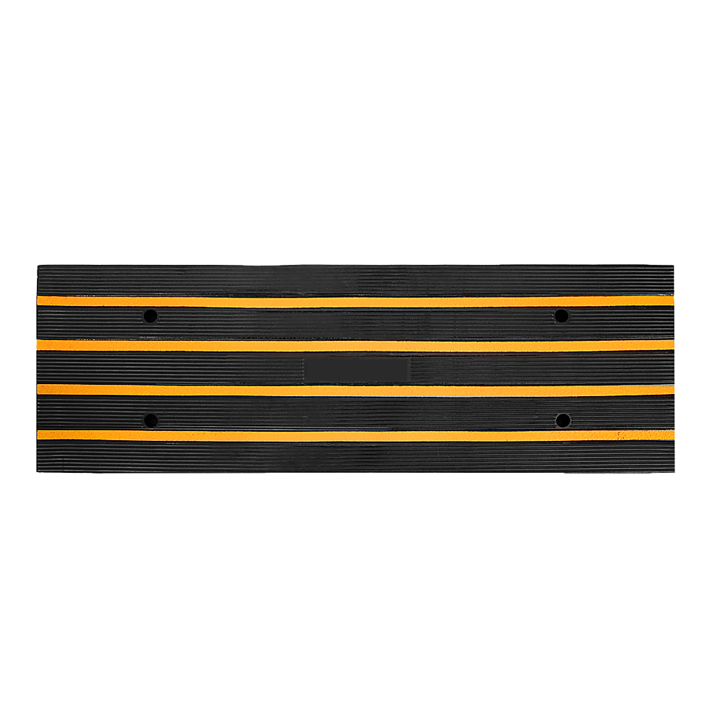 Curb Ramp | Heavy-Duty Rubber Driveway Ramp | Slope Access for Cars & Wheelchairs