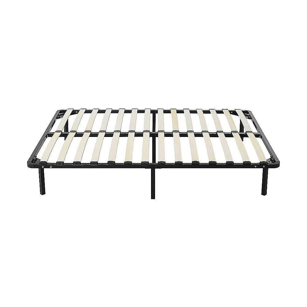 Queen Metal Bed Frame | Durable Heavy Duty Steel | Modern Minimalist Style