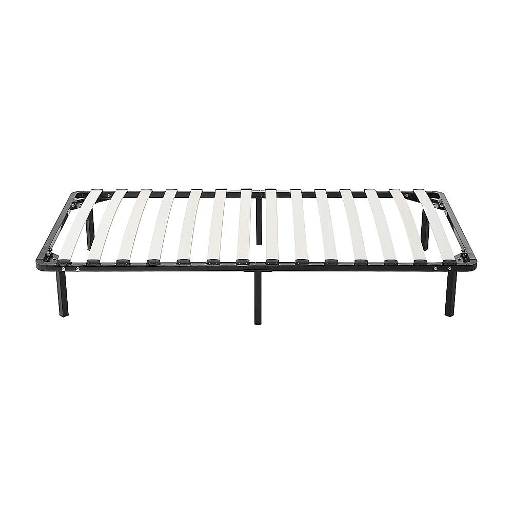 Single Metal Bed Frame | Full Steel Heavy Duty Construction
