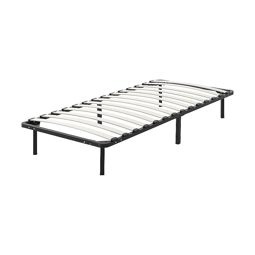 Single Metal Bed Frame | Full Steel Heavy Duty Construction