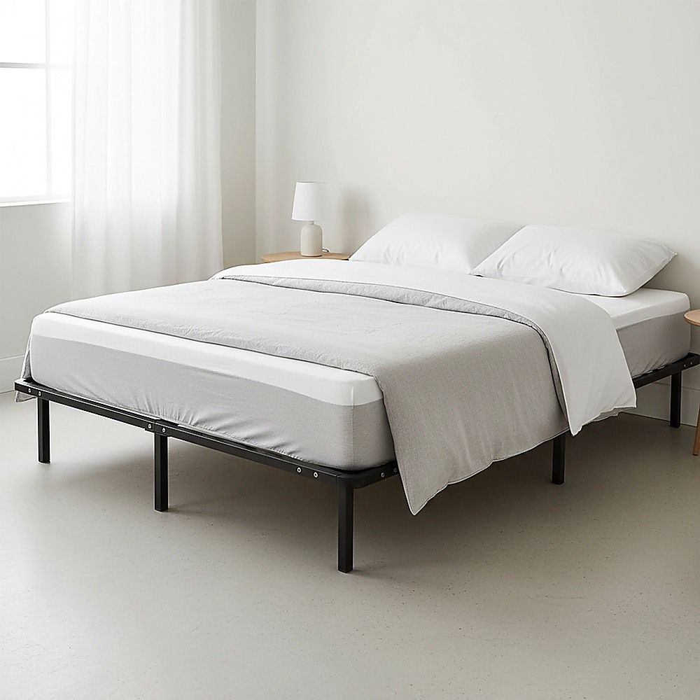 Metal Bed Frame | King Single Size | Full Steel Heavy Duty Construction