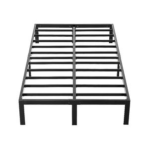 King Single Metal Bed Frame | Full Steel | Heavy Duty Construction | Modern Design