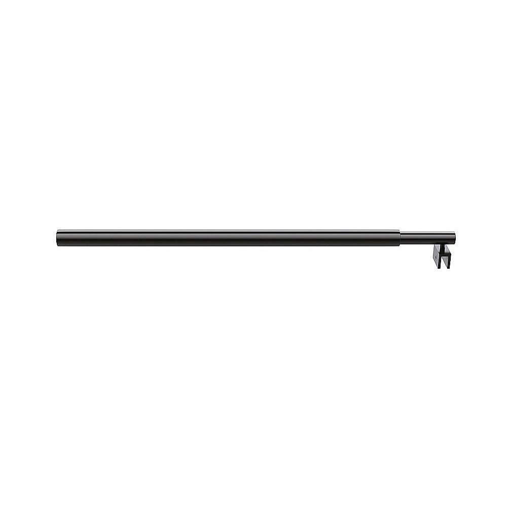 Glass Shower Screen Stabilising Pole | Round | Black Finish | Frameless Support Bar