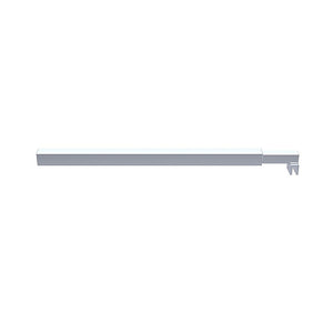 Glass Shower Screen Stabilising Pole | Square | Chrome Finish | Durable Support Bar