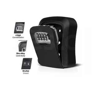 Lock Box Key Safe | 4 Combination Outdoor Security Wall Mounted