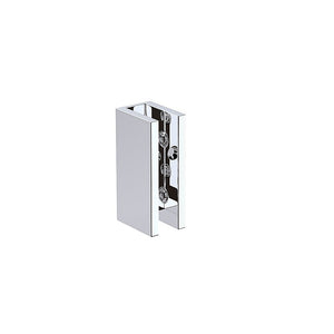 90cm Frameless Diamond Shower Screen with Chrome Brackets and SS Hinges