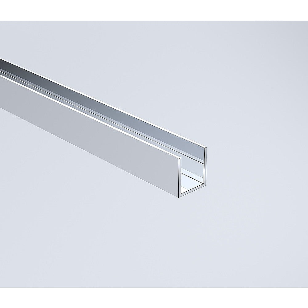 Frameless Diamond Shower Screen | 100cm | Chrome Channels & SS Hinges | Round Handle | Modern Bathroom Enclosure