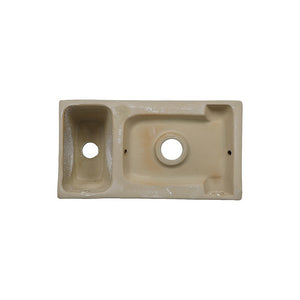 Wall Hung Bathroom Basin | Compact Cloakroom Sink | Ceramic | Space-Saving