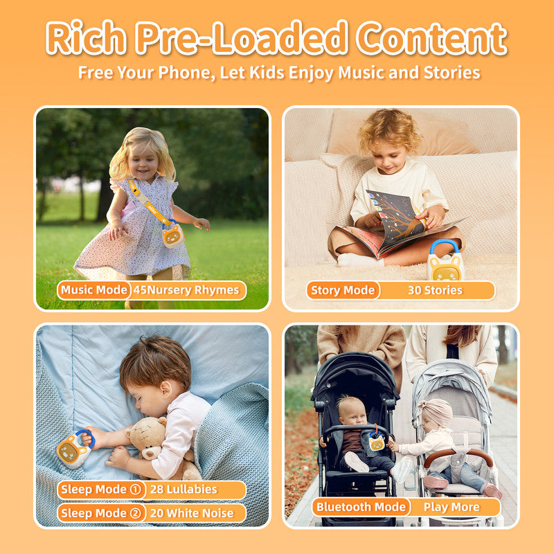 Alilo Pocket Bunny K1 | Interactive Educational Toy | Music, Stories & Learning Features
