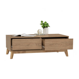 Hirado Coffee Table | Natural Finish | Elegant & Minimalistic