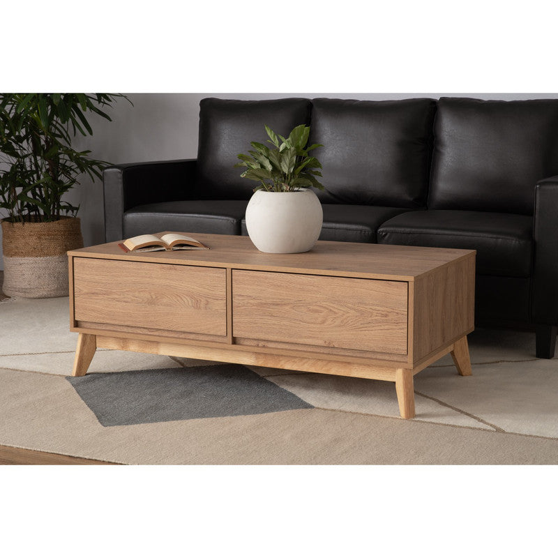 Hirado Coffee Table | Natural Finish | Elegant & Minimalistic