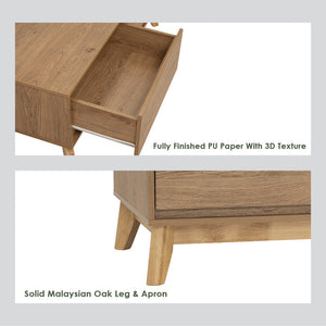 Hirado Coffee Table | Natural Finish | Elegant & Minimalistic