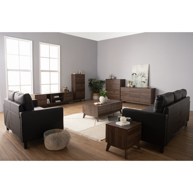 Hirado Coffee Table | Cocoa Finish | Stylish & Warm