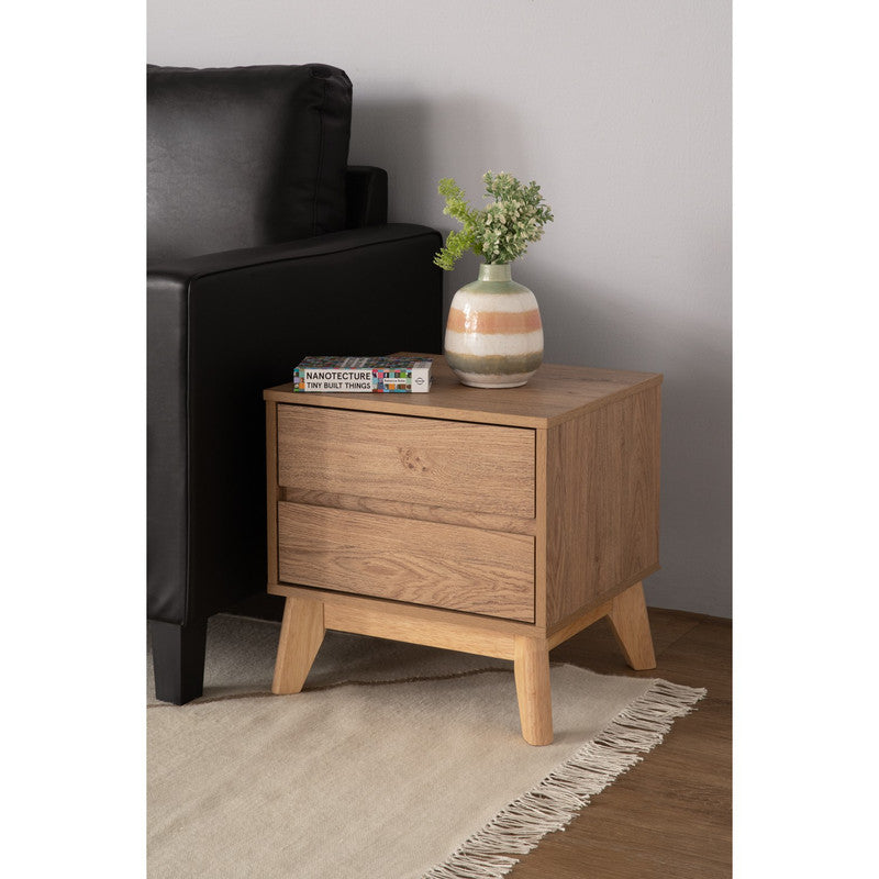 Hirado Bedside Table | Natural