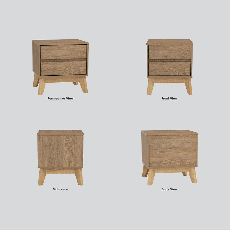 Hirado Bedside Table | Natural