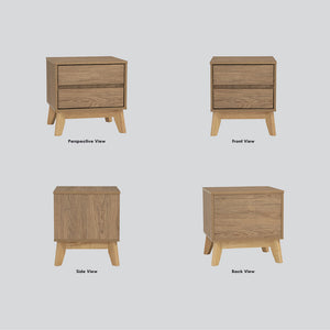 Hirado Bedside Table | Natural