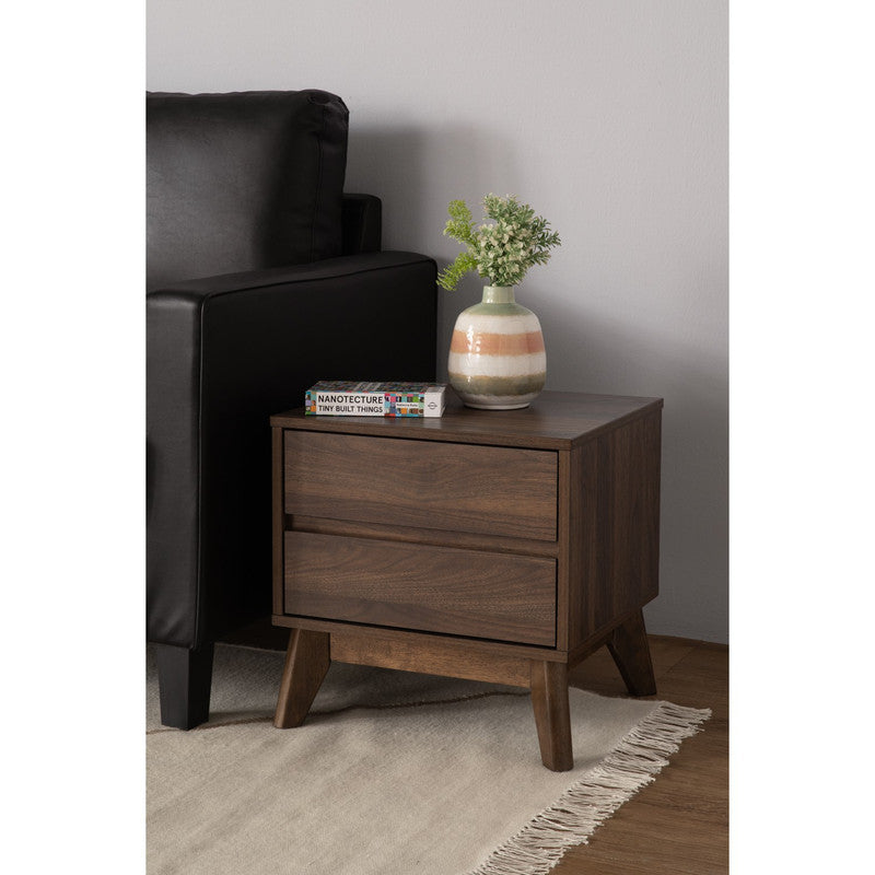 Hirado Bedside Table | Cocoa