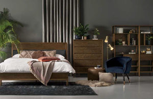 Deniz Lounge Chair | Tub Chair | Accent Armchair | Blue Upholstery