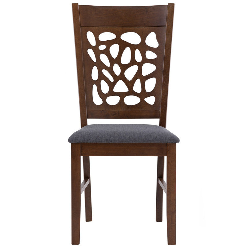Asbel Timber Dining Chair x2 | Cocoa