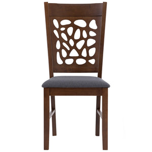 Asbel Timber Dining Chair x2 | Cocoa
