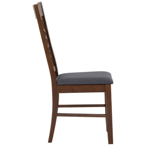 Asbel Timber Dining Chair x2 | Cocoa