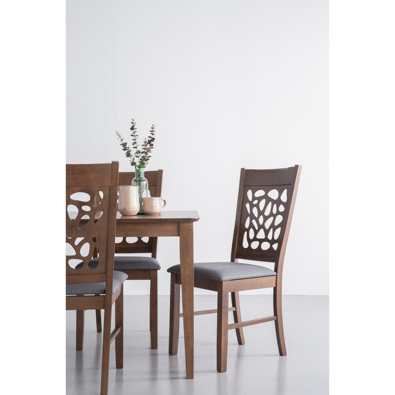 Asbel Timber Dining Chair x2 | Cocoa
