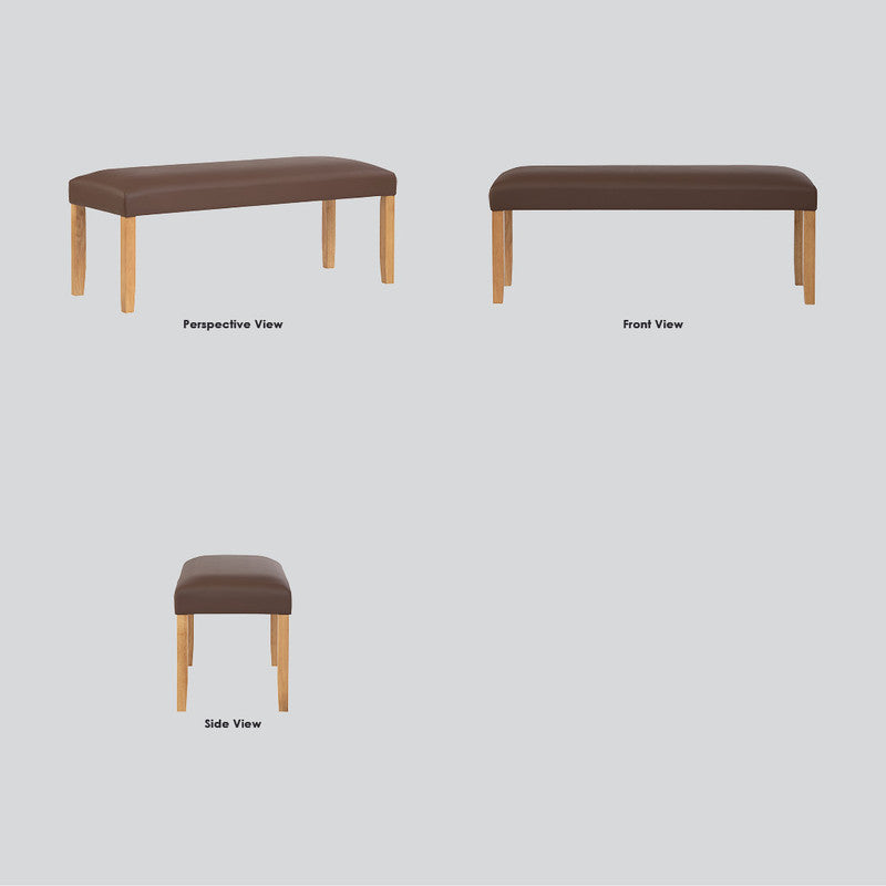 Mesi Bench Ottoman | Cocoa