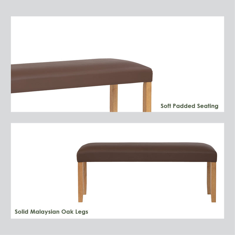 Mesi Bench Ottoman | Cocoa