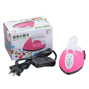 NNEOBA Mini Portable Iron | Compact Heat Press Machine | Travel & Crafting Use