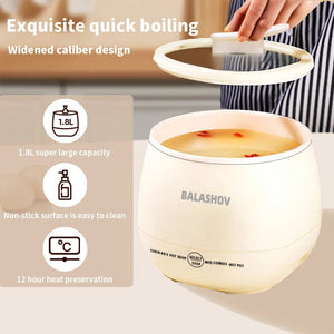 NNEOBA 1.8L Multifunctional Electric Mini Rice Cooker | Compact & Efficient