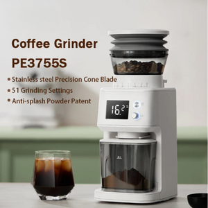 Electric Coffee Bean Grinder with 51 Precise Settings | Adjustable for Perfect Grind
