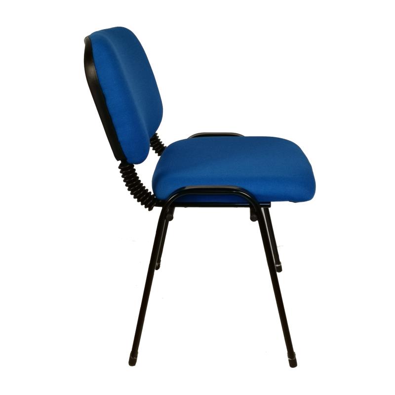 NNECN Stackable Office Conference Chairs | Set of 7 | Blue | Visitor & Community Seating
