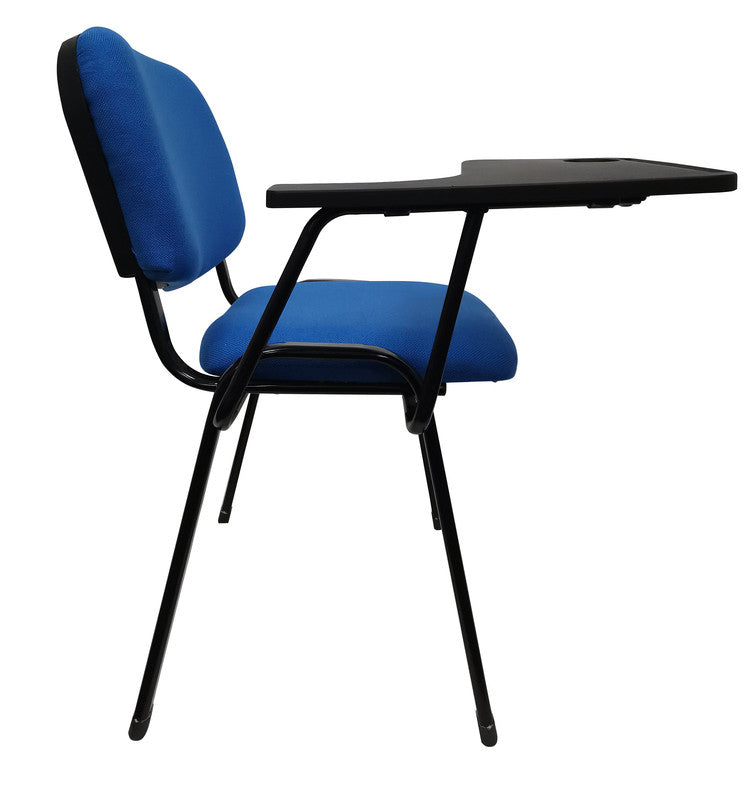 NNECN Lecture Chair with Table Top for Classroom | Lecture | Training | Conference (Set of 6 - Blue)