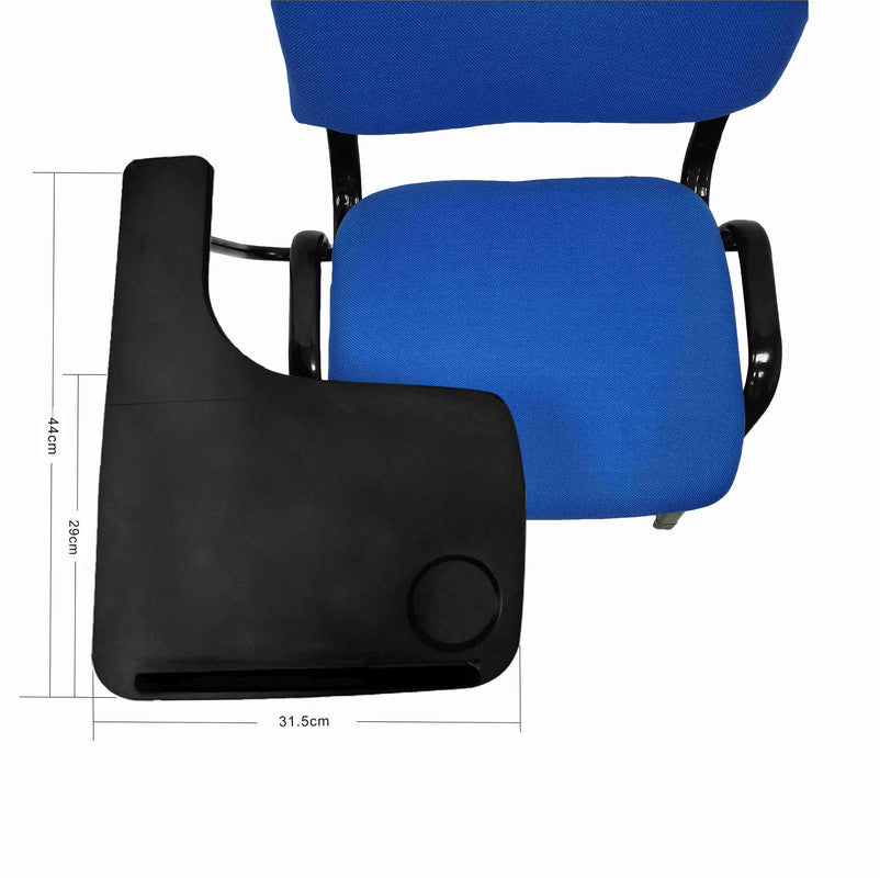 NNECN Lecture Chair with Table Top for Classroom | Lecture | Training | Conference (Set of 6 - Blue)