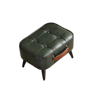 NNETM Super Soft Faux Leather Upholstered Seat | Green & Black | Comfortable and Stylish