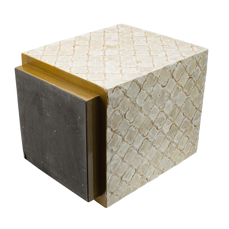 Haymen Square Shell Stool | Table