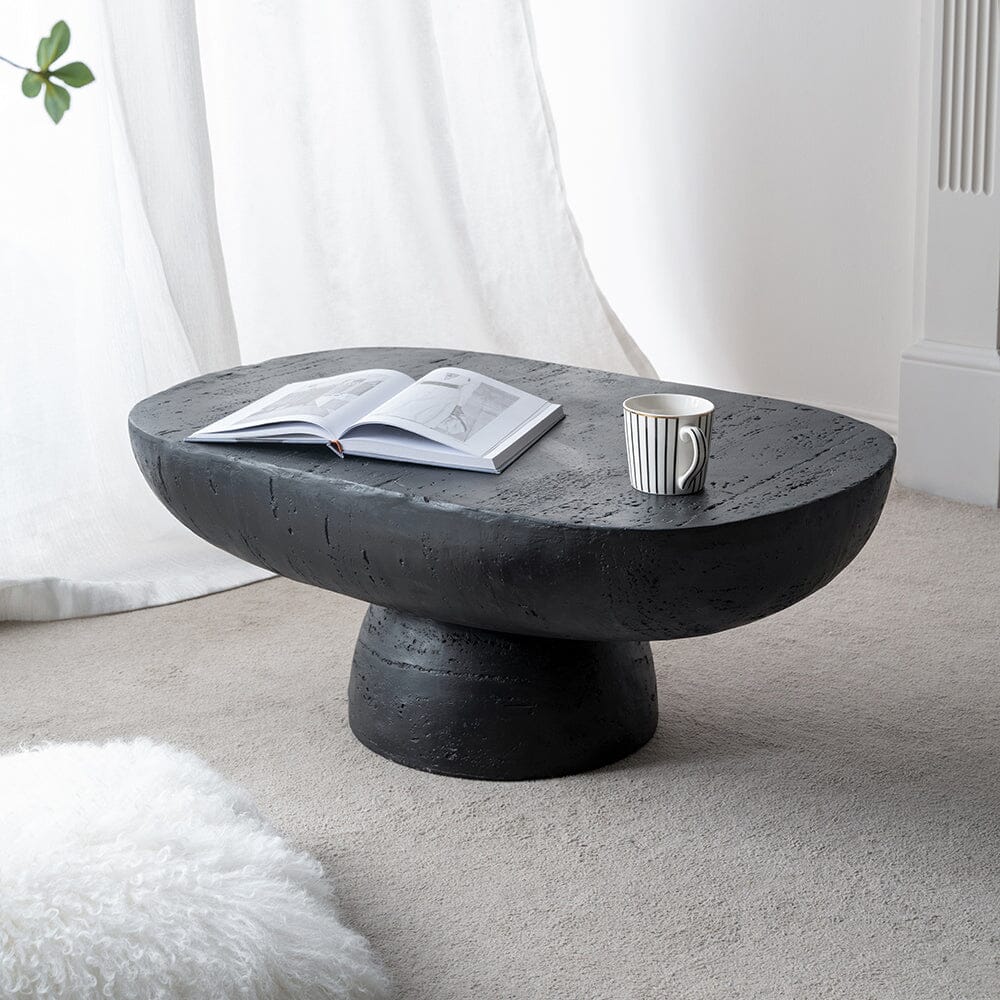 Black is Back Cement Coffee Table | Industrial Design