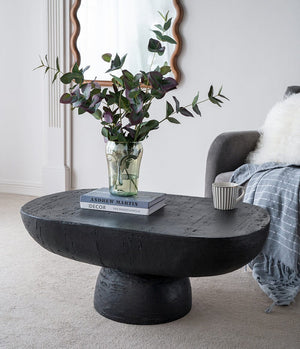 Black is Back Cement Coffee Table | Industrial Design