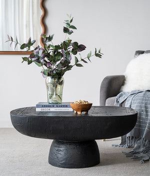 Black is Back Cement Coffee Table | Industrial Design
