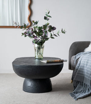 Black is Back Cement Coffee Table | Industrial Design