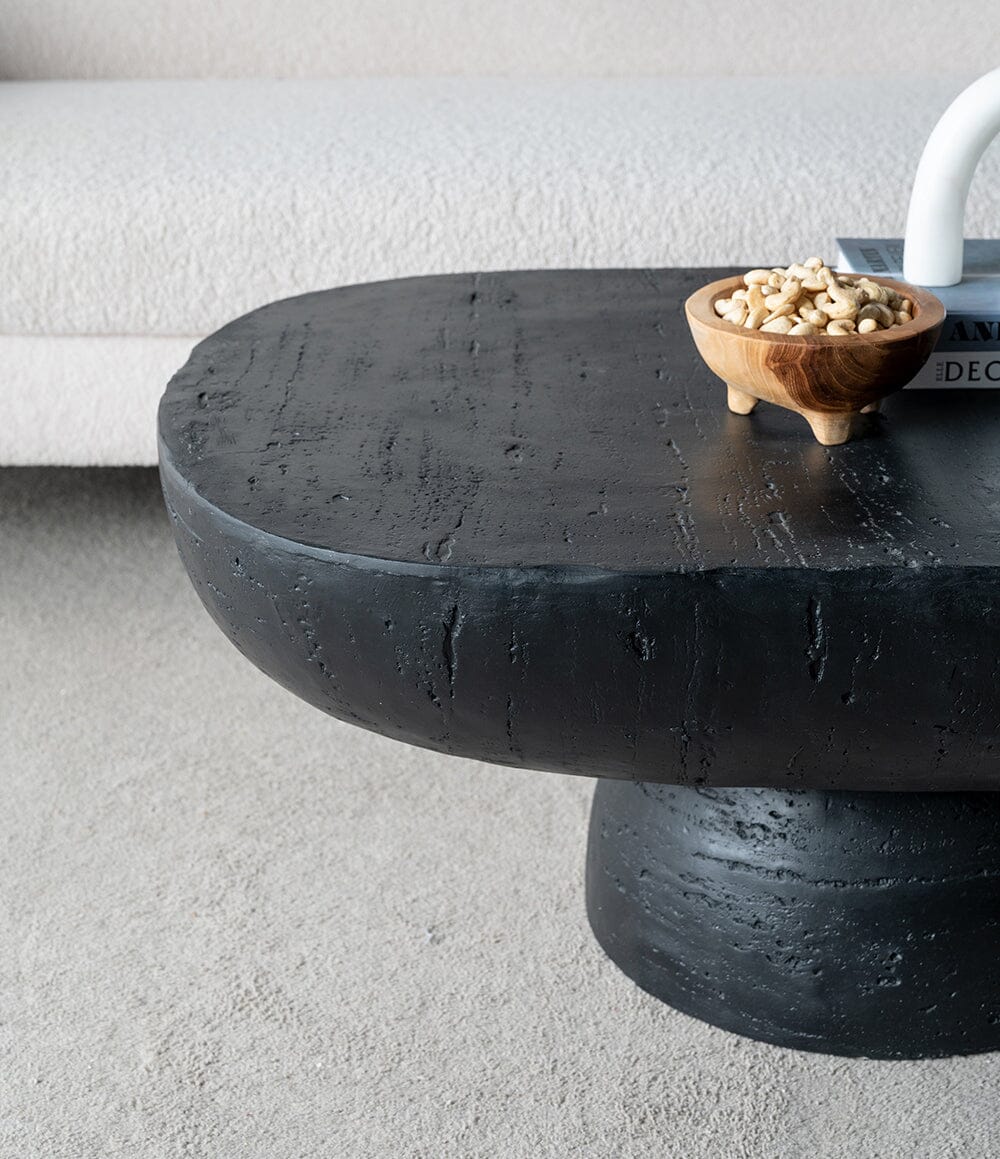 Black is Back Cement Coffee Table | Industrial Design