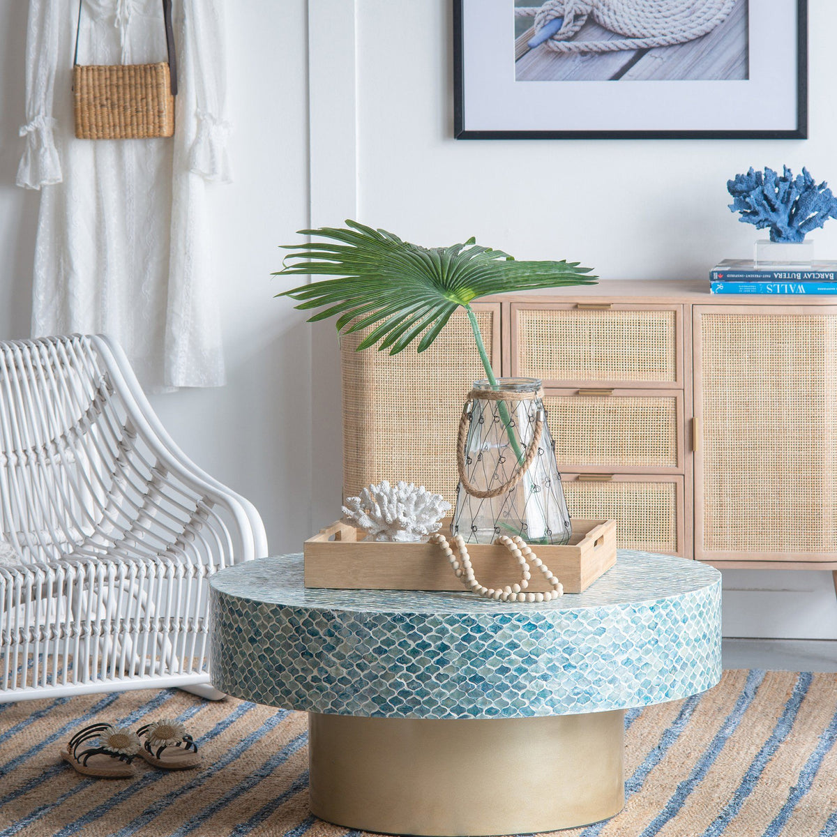 Goa Shell Coffee Table | Natural & Elegant Style