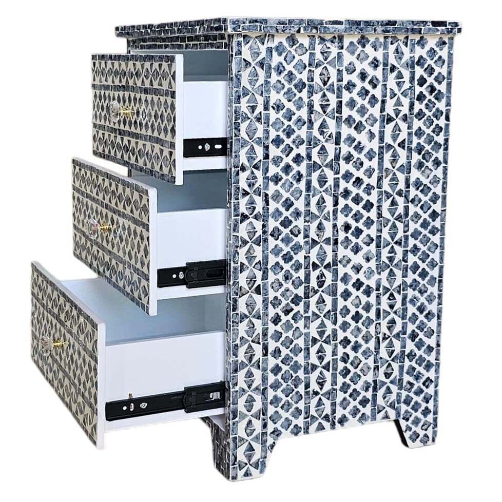 Santa Fe Side Shell Inlay Side Table