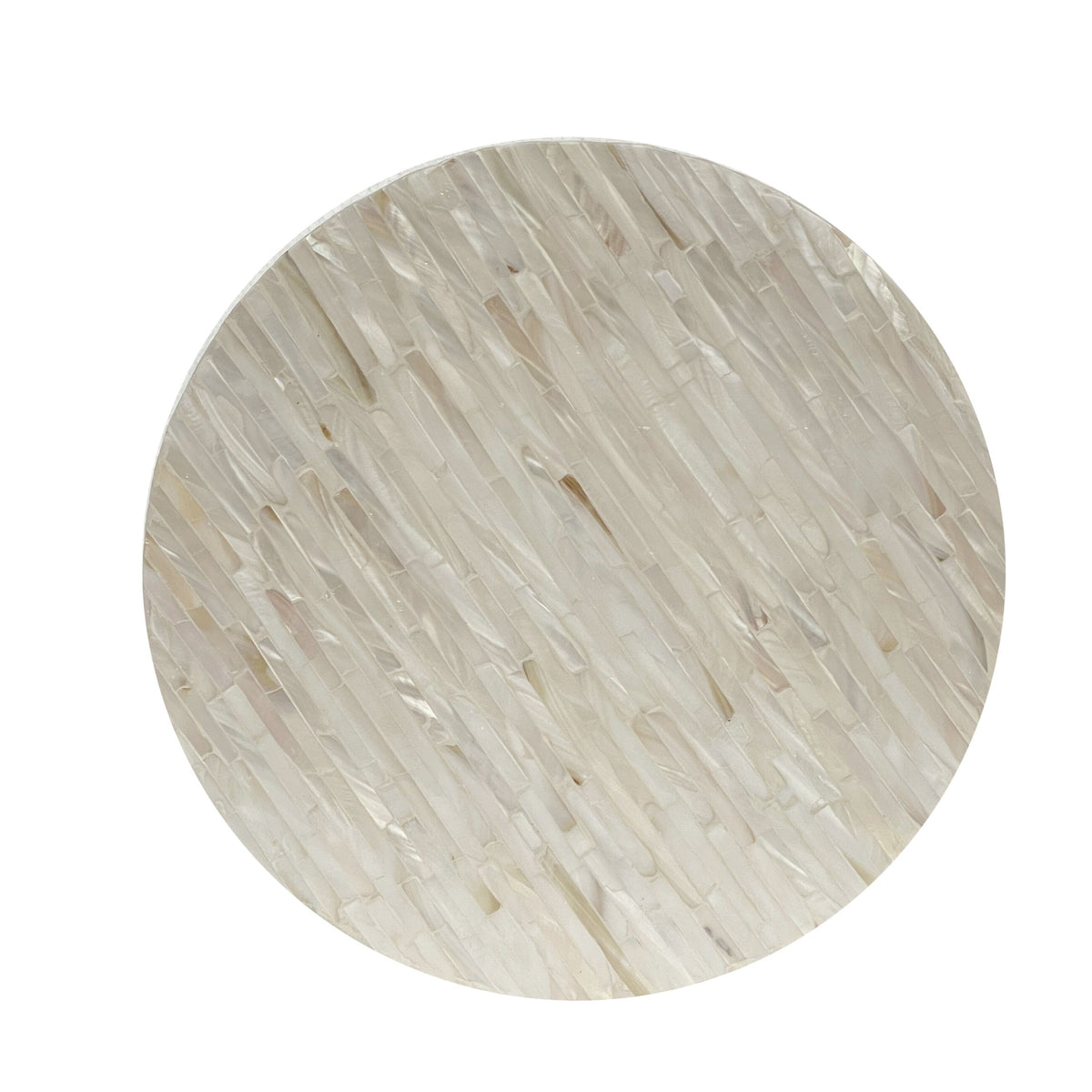 Alpine Mother of Pearl Hand Made Stool | Side Table