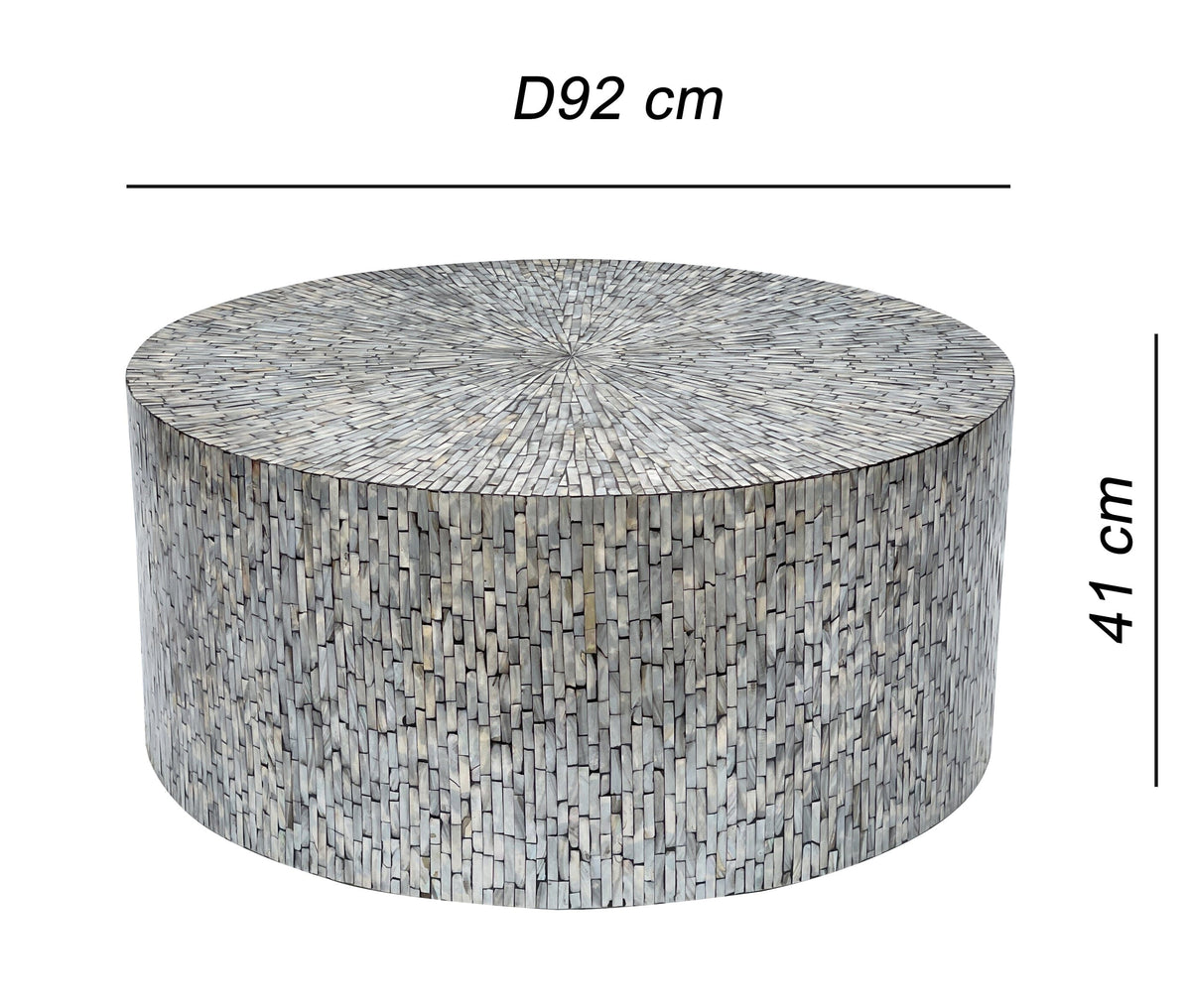 Mont Blanc Mother of Pearl Hand Made Coffee Table | Elegant Design