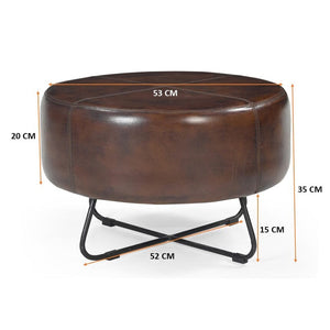 Bolero Leather Coffee Table | Ottoman